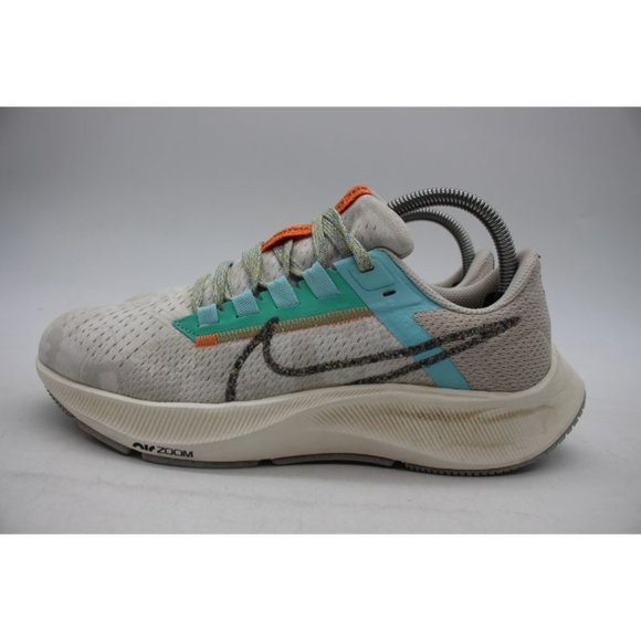 Nike Women's 8.5 Air Zoom Pegasus 38 MFS Grey White  Running Shoes DC4566-100 - Picture 6 of 10